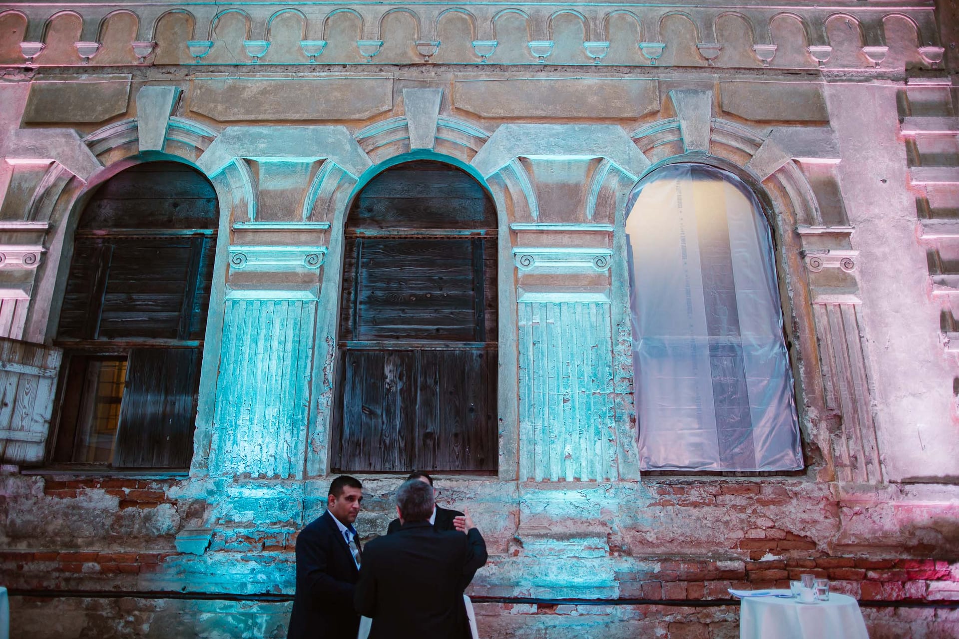 Special lighting on the Old Synagogue