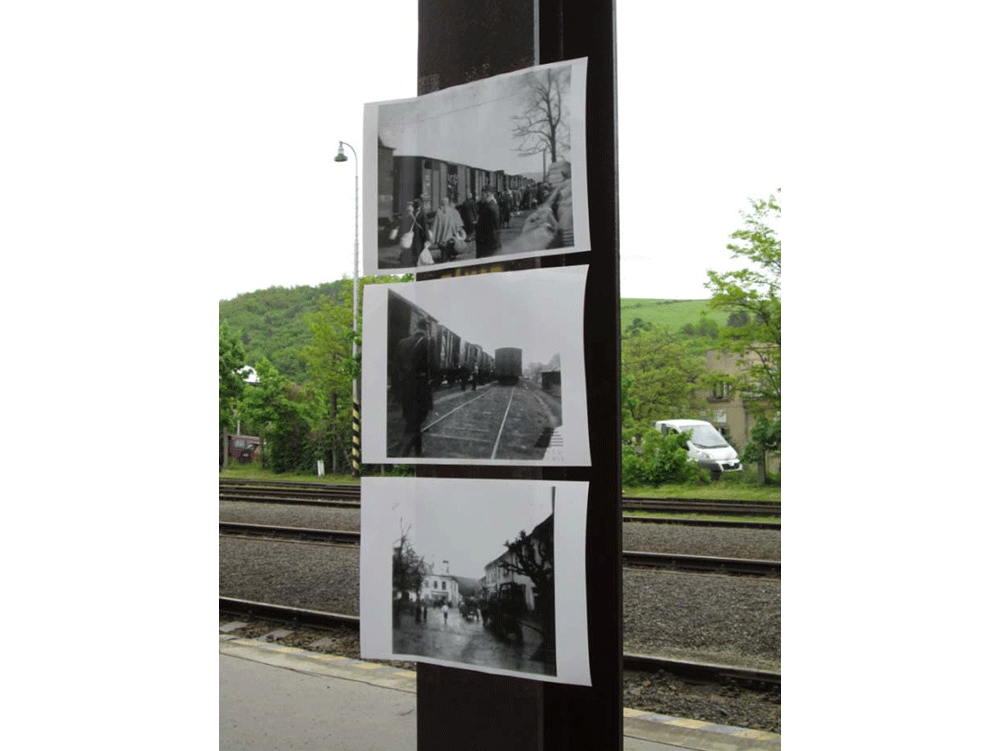 Original deportation pictures taken at the same train station