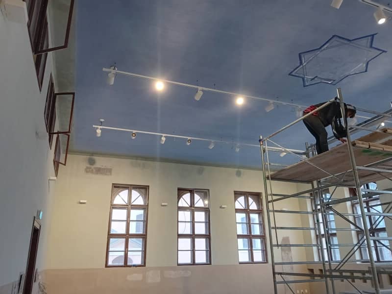 Beith Hamidrash Interior Construction Process, February 2024